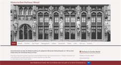 Desktop Screenshot of historisches-rathaus-wesel.de