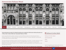 Tablet Screenshot of historisches-rathaus-wesel.de